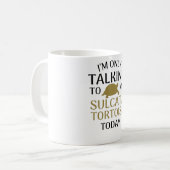 Sulcata Tortoise Geschenke| Sulcata Turtle Lover Kaffeetasse (Vorderseite Links)