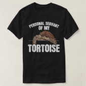 Sulcata Tortoise spendet persönlichen Dienst meine T-Shirt (Design vorne)