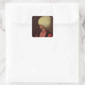 Suleiman II Quadratischer Aufkleber (Tasche)