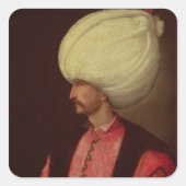 Suleiman II Quadratischer Aufkleber (Vorderseite)