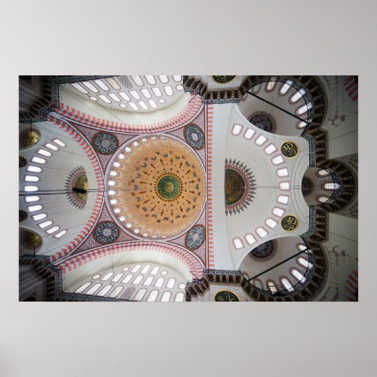 Suleymaniye Moschee in Istanbul Poster (Vorne)
