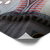 Suleymaniye Moschee in Istanbul Poster (Ecke)