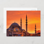 Suleymaniye Mosque Postkarte (Vorne/Hinten)