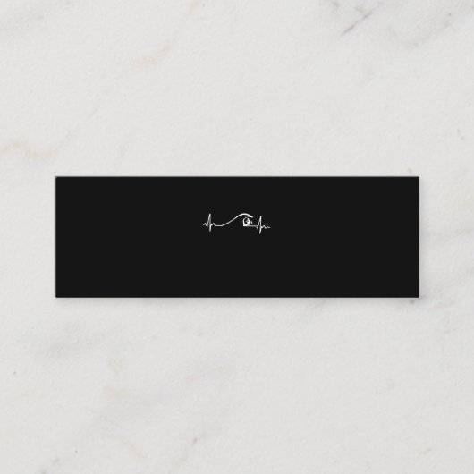 Sulfing Lover | Herzschlag Surfen Mini Visitenkarte (Vorderseite)