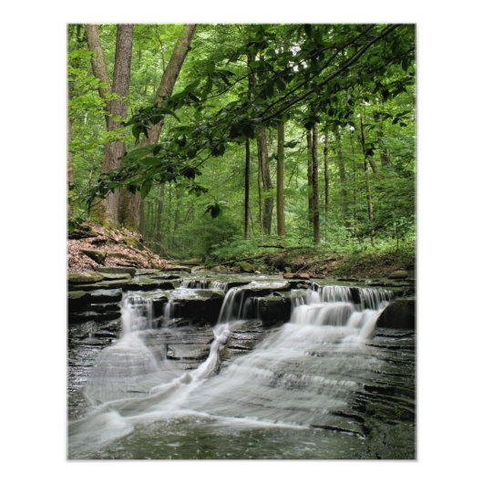 Sulfur Creek Wasserfall Fotodruck (Vorne)