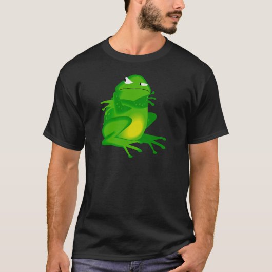 Sulking Frosch T-Shirt (Vorderseite)