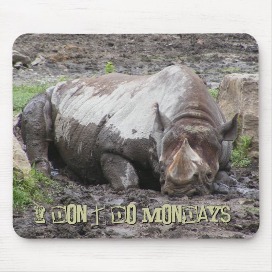 Sulking Rhino Mousepad (Vorne)