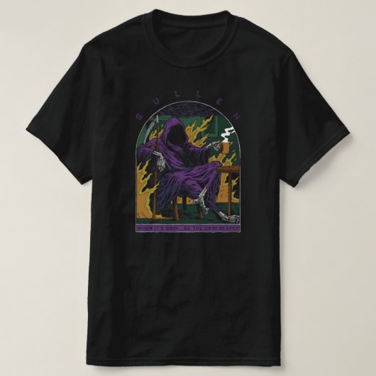 Sullen Grim Sensenmann T-Shirt (Design vorne)