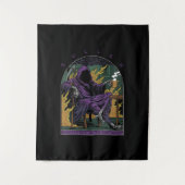 Sullen Grim Sensenmann Wandteppich (Vorderseite)