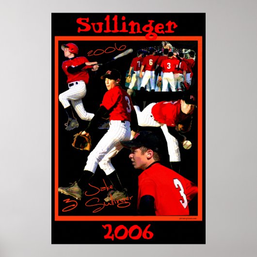 Sullinger Freshman Baseball Poster (Vorne)