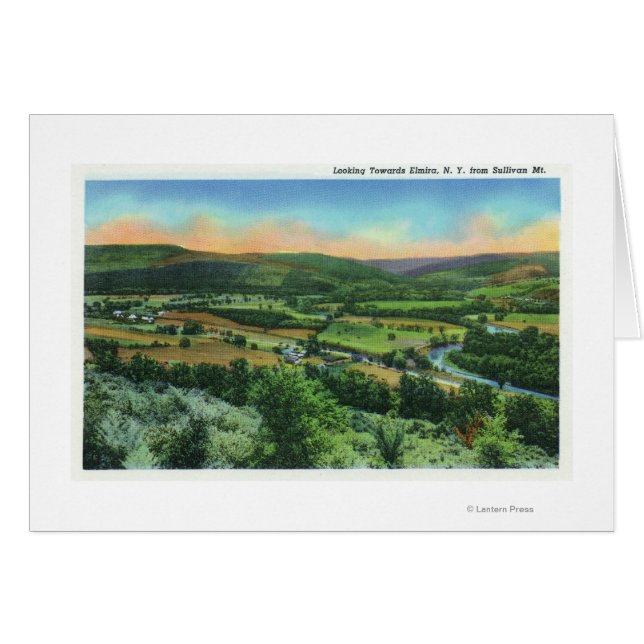 Sullivan Berge Aussicht auf die Stadt (Vorderseite (Horizontal))