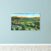 Sullivan Berge Aussicht auf die Stadt Leinwanddruck (Insitu (Holzboden))