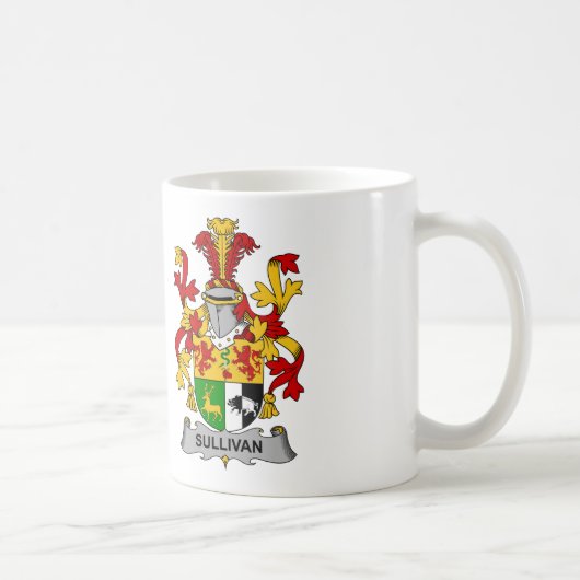 Sullivan-Familienwappen Kaffeetasse (Rechts)