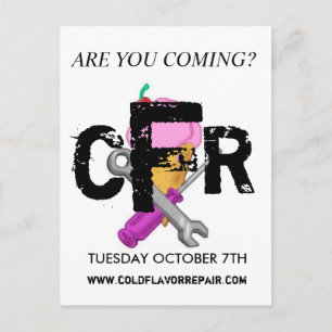 SULLIVAN HALL 10/07/08 2.0- Maßgeschneiderte Einladungspostkarte