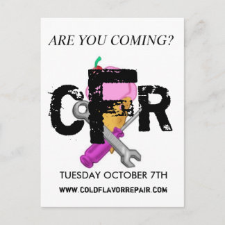 SULLIVAN HALL 10/07/08 2.0- Maßgeschneiderte Einladungspostkarte