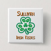 Sullivan Irish Kisses Button (Vorderseite)