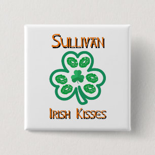 Sullivan Irish Kisses Knopf Button