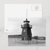 Sullivan Island Range Lighthouse Postkarte (Vorne/Hinten)