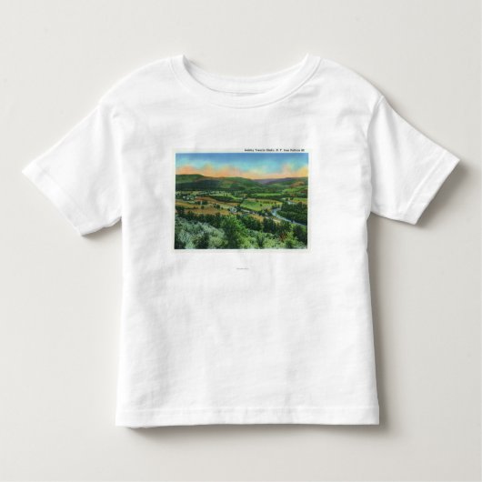 Sullivan-Mountain View der Stadt Kleinkind T-shirt (Vorderseite)