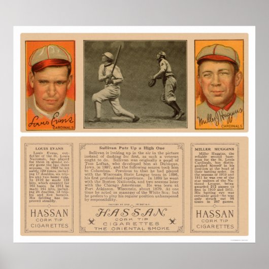 Sullivan White Sox Baseball 1912 Poster (Vorne)
