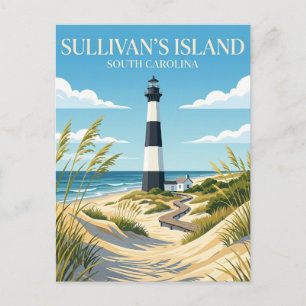 Sullivan's Island South Carolina Postkarte