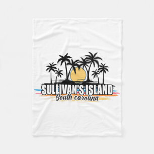 Sullivan's Island South Carolina Retro-Surfen Bea Fleecedecke