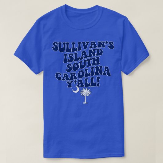 Sullivans Island South olina SC Flag Niedlich Sout T-Shirt (Design vorne)