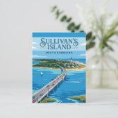 Sullivan's Island USA Postkarte (Stehend Vorderseite)