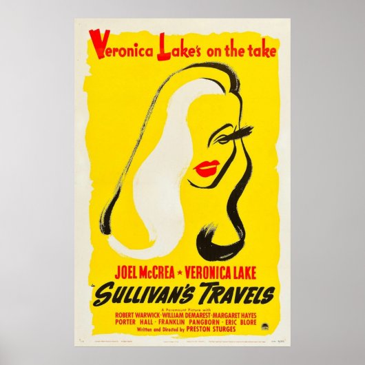 Sullivans Reisen Poster (Vorne)