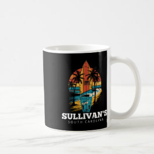 Sullivans South Carolina Surfboard Surfen Retro Kaffeetasse