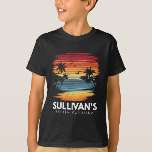Sullivan's South Carolina Surfboard Surfen Vintag T-Shirt