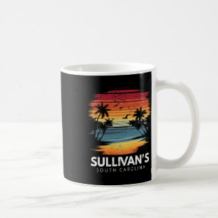 Sullivans South Carolina Surfboard Surfen Vintage Kaffeetasse