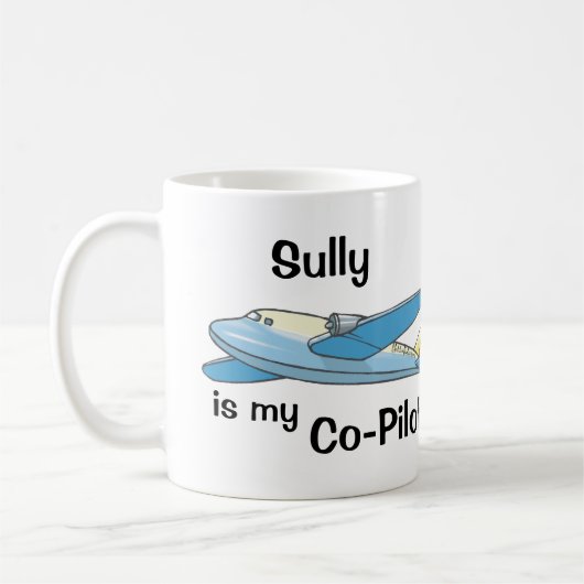 Sully ist mein Kopilot Kaffeetasse (Links)