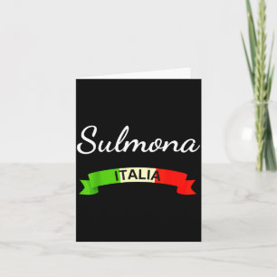 Sulmona Italien Flagge Italia Souvenir Geschenk pa Karte