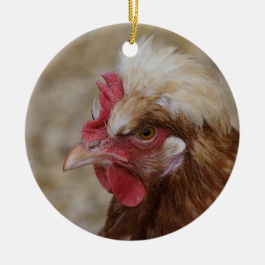 Sulmtaler Hen Keramikornament (Vorne)