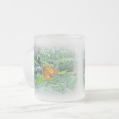 Sulpher Butterfly Mattglastasse (Vorderseite Links)