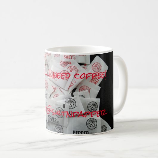 Sult-N-Papper-Tasse Kaffeetasse (VorderseiteRechts)