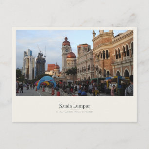 Sultan-Abdul-Samad-Gebäude in Kuala Lumpur Postkarte