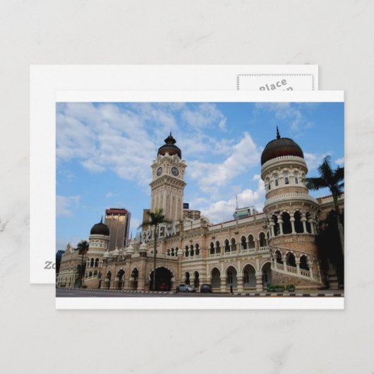 Sultan Abdul Samad, Kuala Lumpur. Postkarte (Vorne/Hinten)