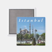 Sultan Ahmed Moschee. Magnet (Vorderseite/Rückseite)