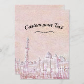 Sultan Ahmed Mosque Feiertagskarte (Vorne/Hinten)