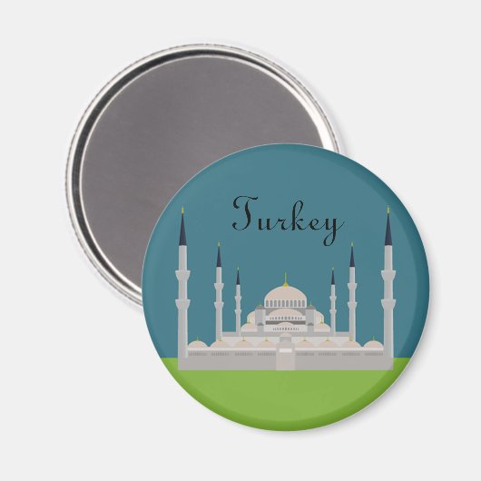 Sultan Ahmed Mosque Magnet (Vorderseite/Rückseite)