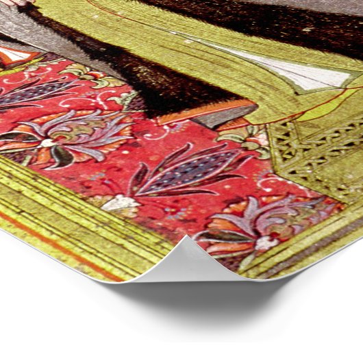 Sultan Ahmet III und der Thronfolger Poster (Ecke)