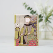 Sultan Ahmet III und der Thronfolger Postkarte (Stehend Vorderseite)