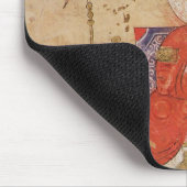 Sultan auf seinem Thron Mousepad (Ecke)
