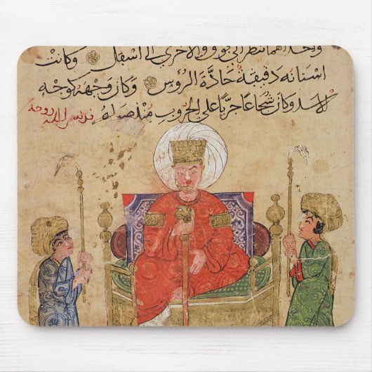 Sultan auf seinem Thron Mousepad (Vorne)