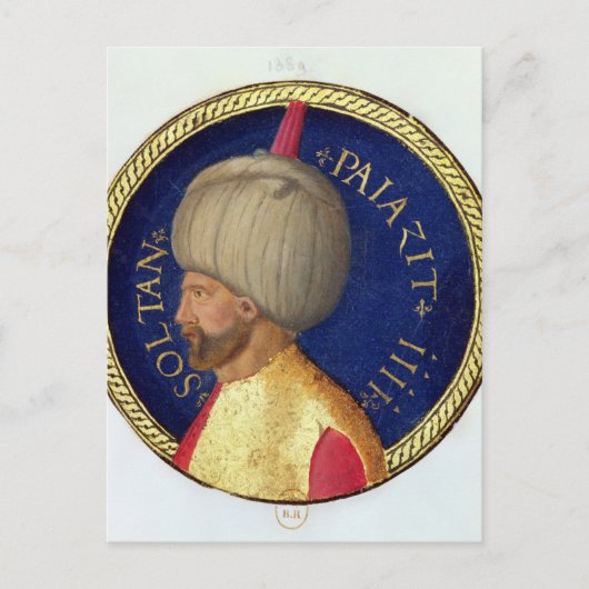 Sultan Bayezid I Postkarte (Vorderseite)