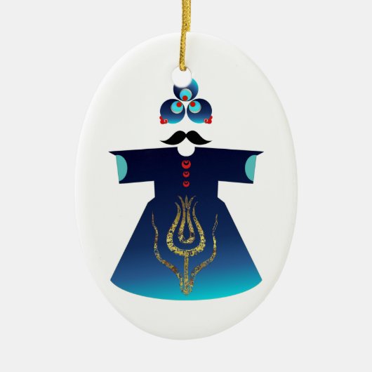 Sultan der Sultane Keramik Ornament (Vorne)