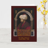 Sultan Greeting Card Karte (Gelbe Blume)