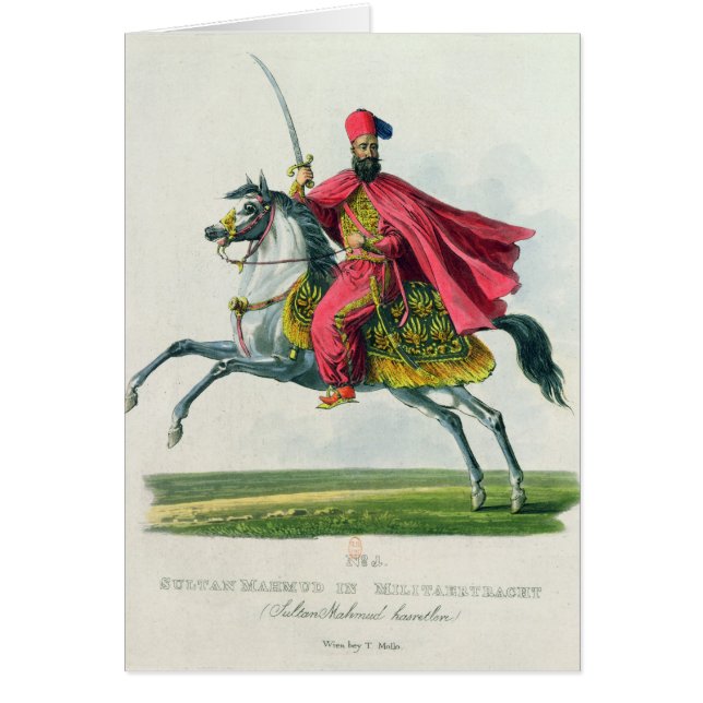 Sultan Mahmud II 1829 (Vorne)